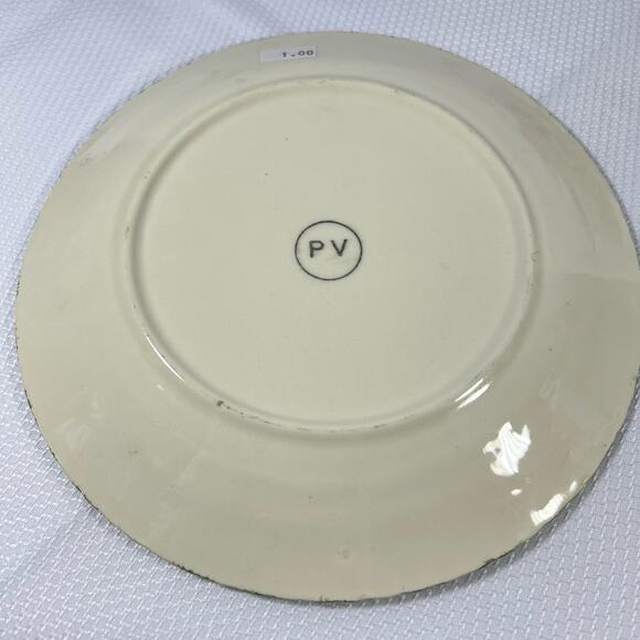 5 Peasant Village Southern Potteries Underglaze Fruit Dinner Plates Italy - Picture 13 of 16